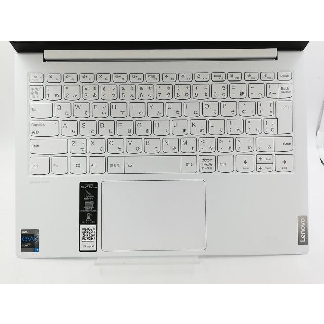 【中古】Lenovo Yoga Slim 750i Carbon 82EV007JJP ムーンホワイト【i7-1165G7 8G 512G(SSD) WiFi 13LCD(2560x1600)】【大宮東口】保証期間１ヶ月【ランクA】の画像