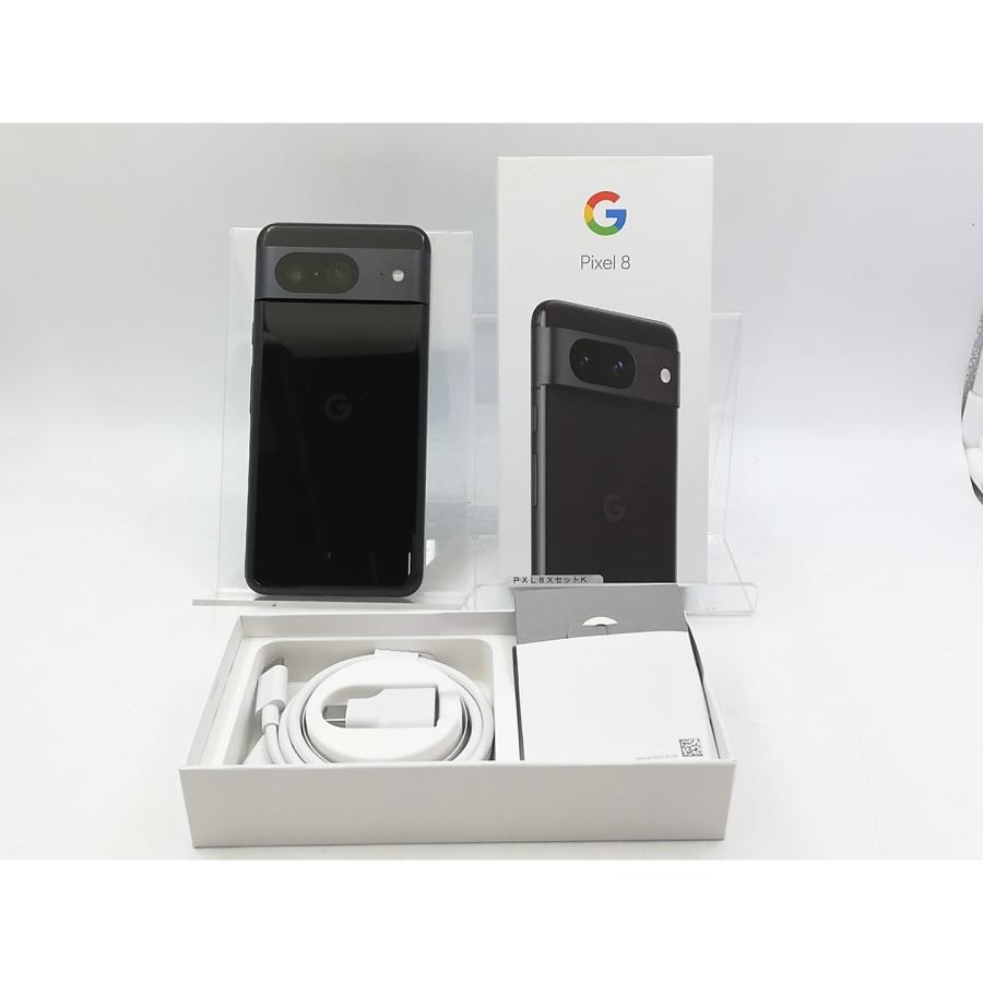 中古】Google au 【SIMフリー】 Pixel 8 オブシディアン 8GB 128GB
