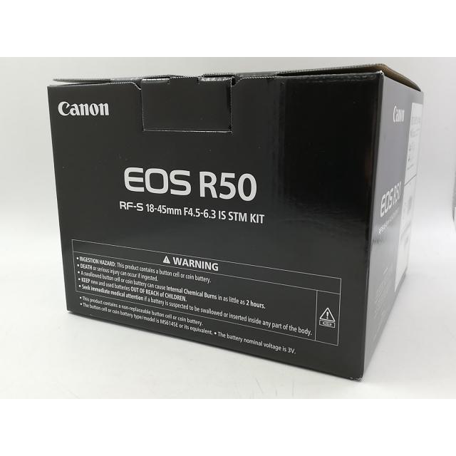 未使用】Canon EOS R50 RF-S18-45 IS STMレンズキット ブラック【大宮