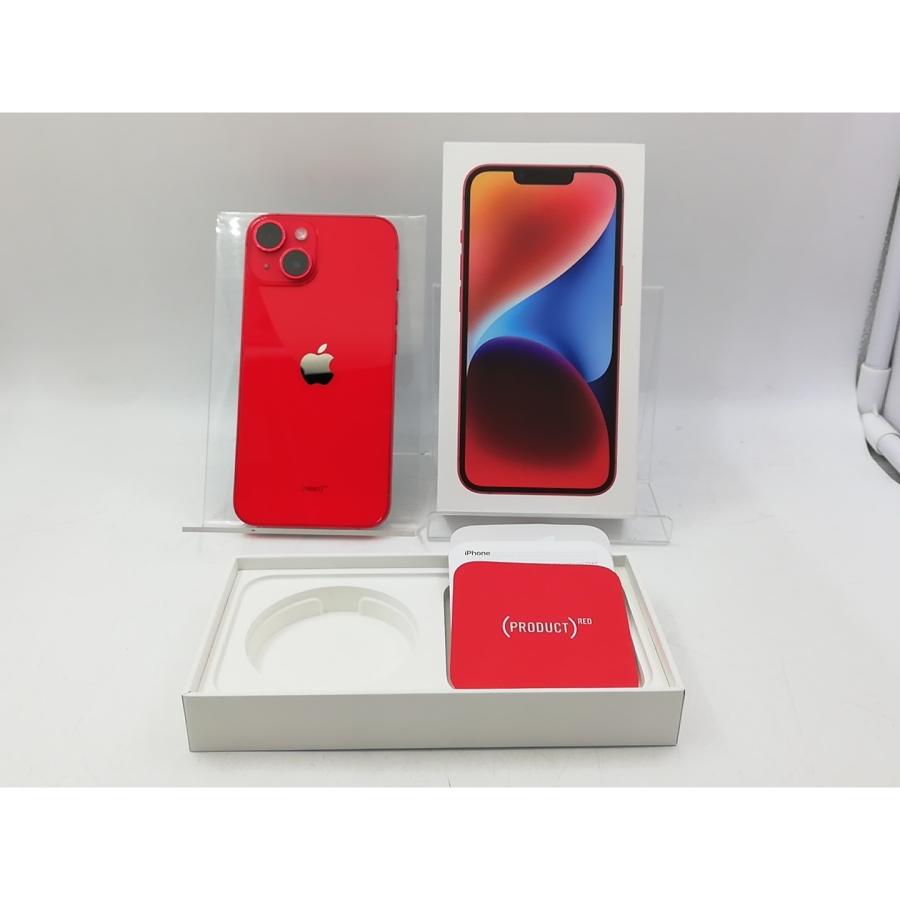 【中古】Apple 国内版 【SIMフリー】 iPhone 14 256GB  (PRODUCT)RED MPWG3J/A【大宮東口】保証期間１ヶ月【ランクB】の画像