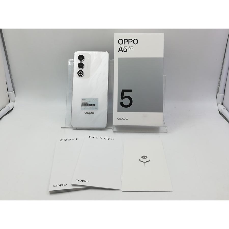 中古】Oppo UQmobile 【SIMフリー】 OPPO A5 5G 4GB 128GB ホワイト