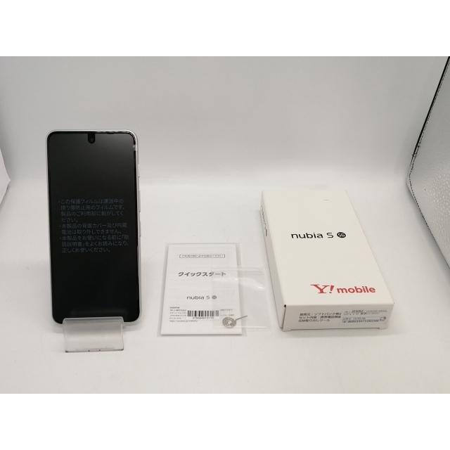 未使用】ZTE ymobile 【SIMフリー】 nubia S 5G 4GB 128GB ホワイト