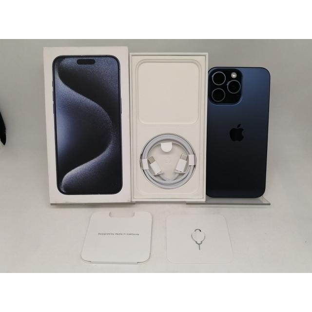 【中古】Apple 国内版 【SIMフリー】 iPhone 15 Pro Max 256GB ブルーチタニウム MU6T3J/A【日本橋3】保証期間１ヶ月【ランクA】の画像