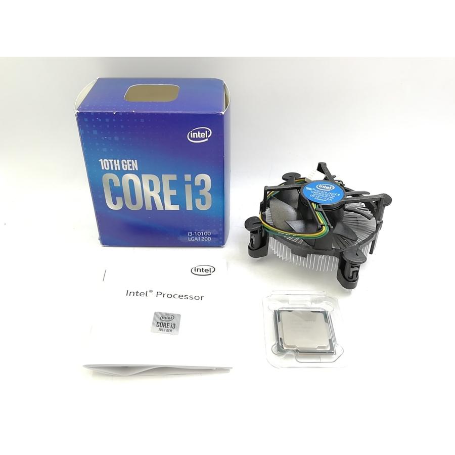 中古】Intel Core i3-10100 (3.6GHz/TB:4.3GHz) BOX LGA1200/4C/8T/L3