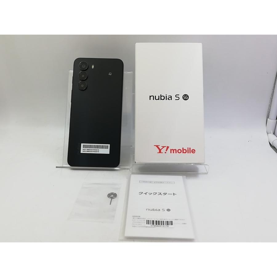 未使用】ZTE ymobile 【SIMフリー】 nubia S 5G 4GB 128GB ブラック