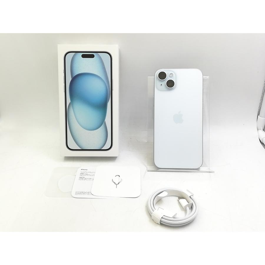 【中古】Apple 国内版 【SIMフリー】 iPhone 15 Plus 128GB ブルー MU0D3J/A【大宮東口】保証期間１ヶ月【ランクA】の画像