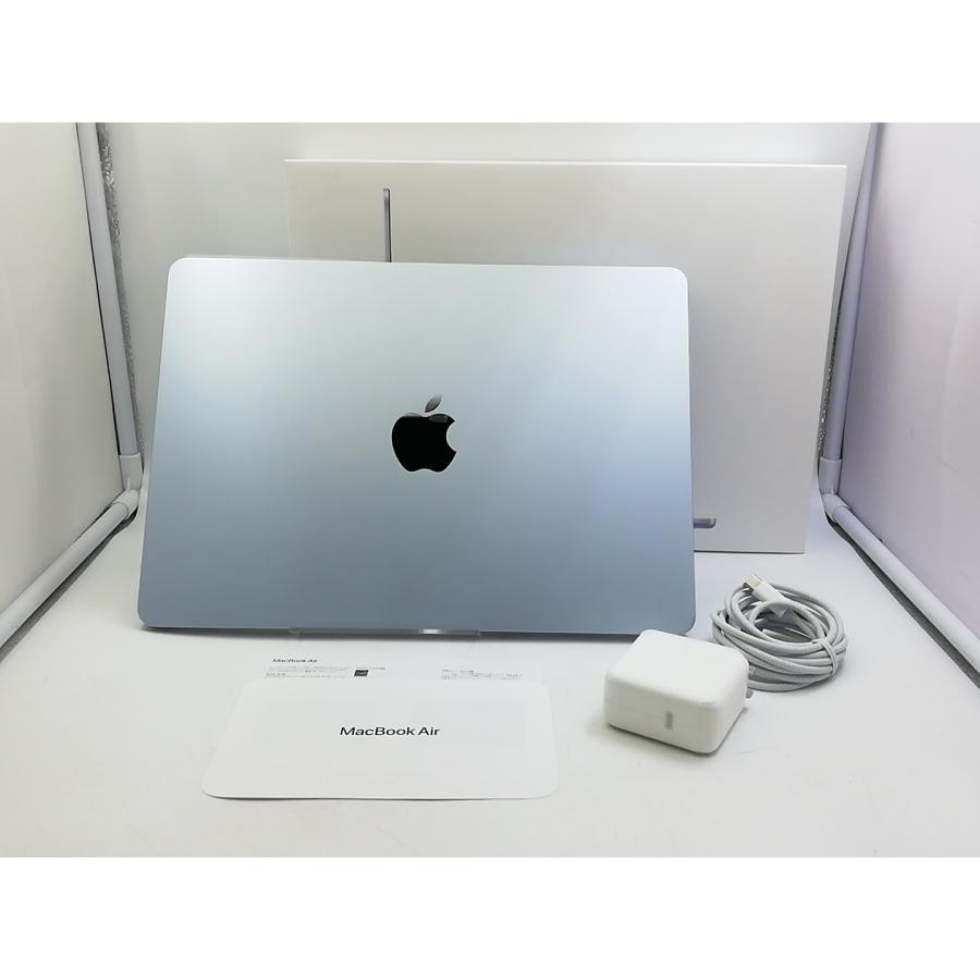 【中古】Apple MacBook Air 13インチ CTO (M4, 2025) スカイブルー M4(CPU:10C/GPU:8C)/16G/256G【大宮東口】保証期間１ヶ月【ランクA】の画像