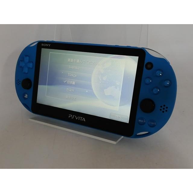 中古】SONY PlayStation VITA Wi-Fiモデル アクア・ブルー PCH-2000