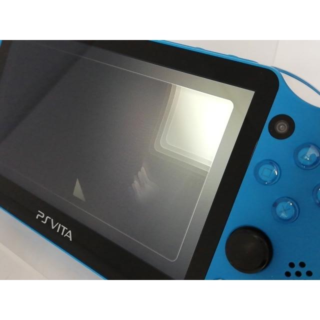 中古】SONY PlayStation VITA Wi-Fiモデル アクア・ブルー PCH-2000