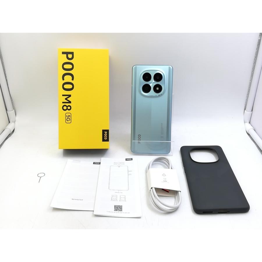 中古】Xiaomi 国内版 【SIMフリー】 POCO M8 5G グリーン 8GB 256GB