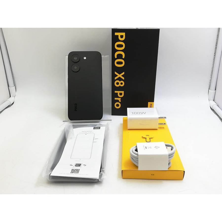 中古】Xiaomi 国内版 【SIMフリー】 POCO X8 Pro ブラック 8GB 256GB