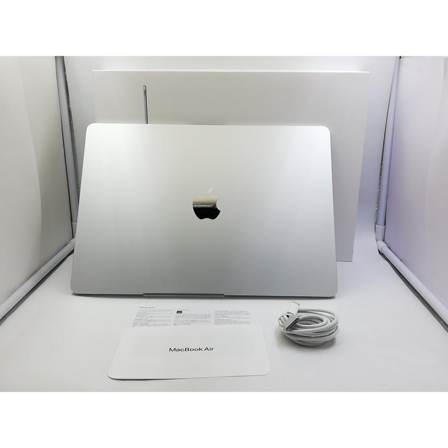 【中古】Apple MacBook Air 15インチ M3(CPU:8C/GPU:10C) 16GB/256GB シルバー MC9E4J/A (15インチ, M3, 2024)【大宮東口】保証期間１ヶ月【ランクB】の画像