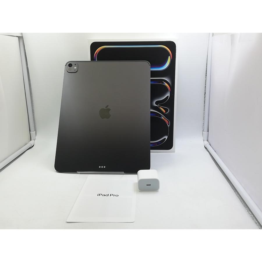 【中古】Apple 【Wi-Fi】 13インチ iPad Pro（M5/2025） 256GB スペースブラック 標準ガラス MDYJ4J/A【大宮東口】保証期間１ヶ月【ランクA】の画像