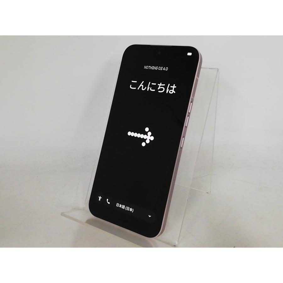 【中古】NOTHING 楽天モバイル 【SIMフリー】 Nothing Phone (4a) Pro ピンク 12GB 256GB【大宮東口】保証期間１ヶ月【ランクA】の画像