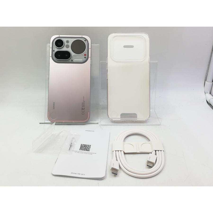 【中古】NOTHING 楽天モバイル 【SIMフリー】 Nothing Phone (4a) Pro ピンク 12GB 256GB【大宮東口】保証期間１ヶ月【ランクA】の画像
