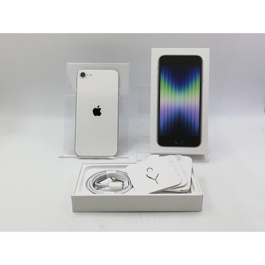 【中古】Apple 国内版 【SIMフリー】 iPhone SE（第3世代） 128GB スターライト MMYG3J/A【大宮東口】保証期間１ヶ月【ランクA】の画像