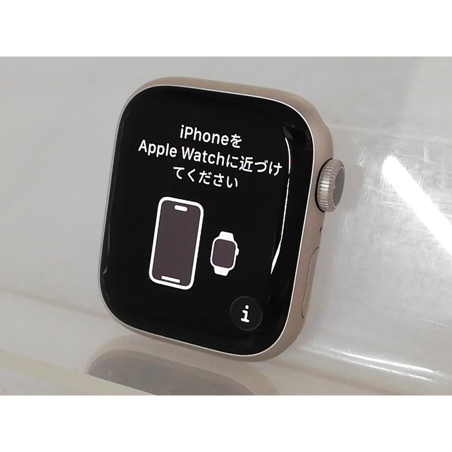 中古】Apple Apple Watch Series9 41mm GPS スターライトアルミニウム