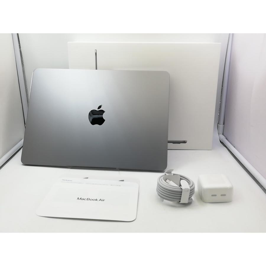 【中古】Apple MacBook Air 13インチ  M3(CPU:8C/GPU:10C) 16GB/512GB スペースグレイ MXCR3J/A (13インチ, M3, 2024)【大宮東口】保証期間１ヶ月【ランクA】の画像