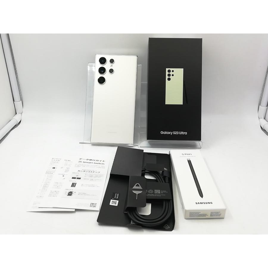 Galaxy S23 Ultra 国内版 美品 即日発送 中古】SAMSUNG 国内版 【SIMフリー】 Galaxy S23 Ultra クリーム 12GB
