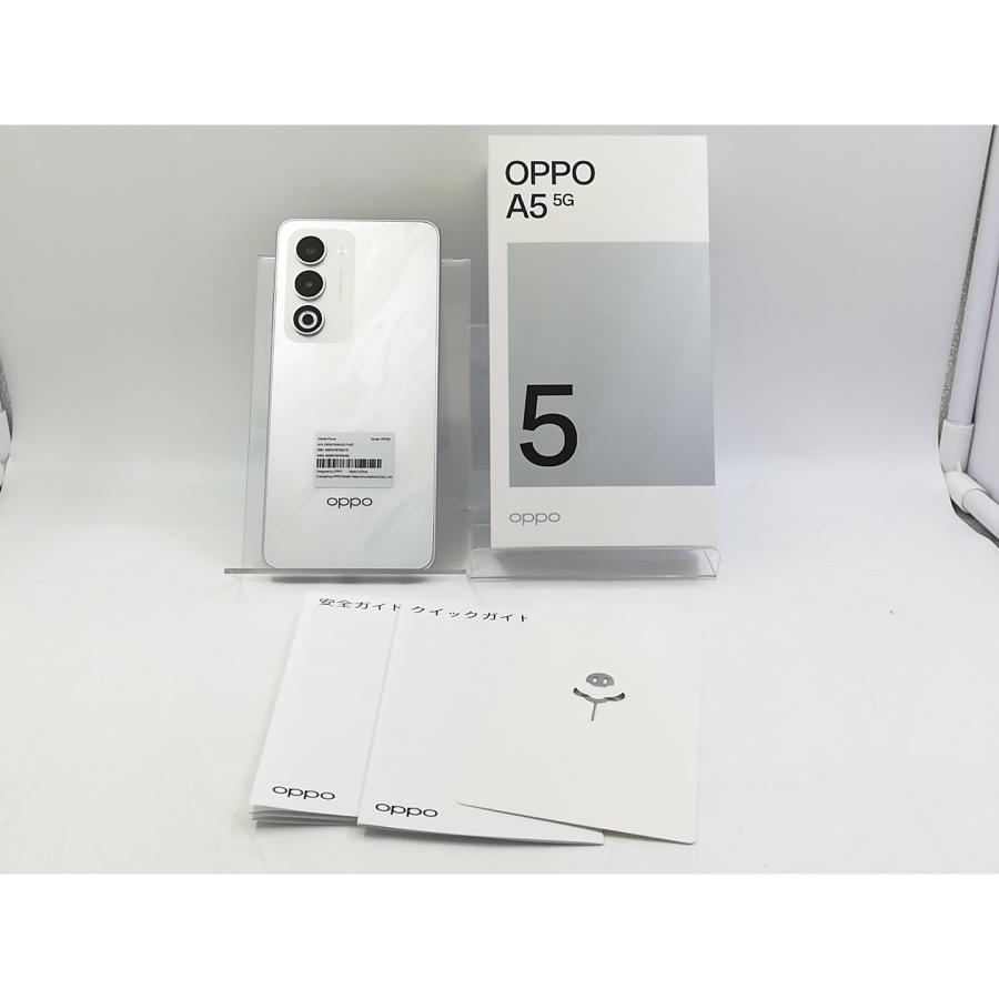 未使用】Oppo UQmobile 【SIMフリー】 OPPO A5 5G 4GB 128GB ホワイト