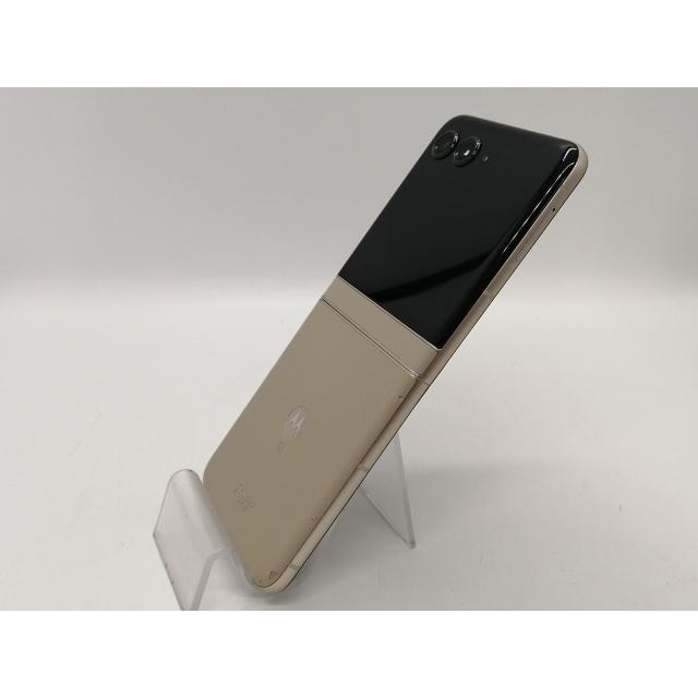 【新品未使用品】motorola razr 50s サンドクリーム 中古】MOTOROLA SoftBank 【SIMフリー】 motorola razr 50s サンド