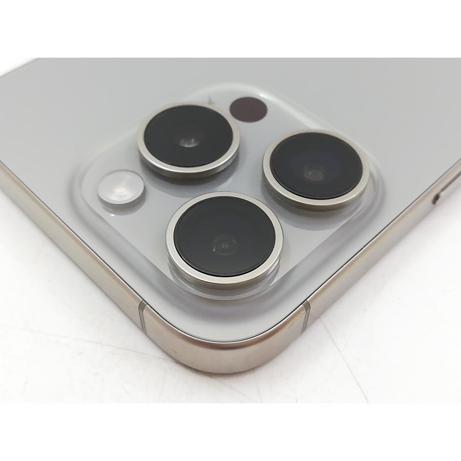 【中古】Apple 国内版 【SIMフリー】 iPhone 15 Pro 256GB ナチュラルチタニウム MTUF3J/A【大宮東口】保証期間１ヶ月【ランクB】の画像