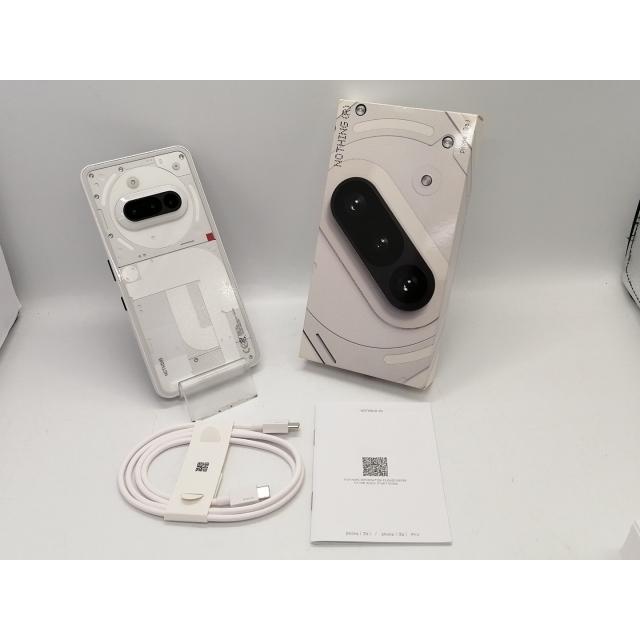 中古】NOTHING 国内版 【SIMフリー】 Nothing Phone (3a) ホワイト 8GB