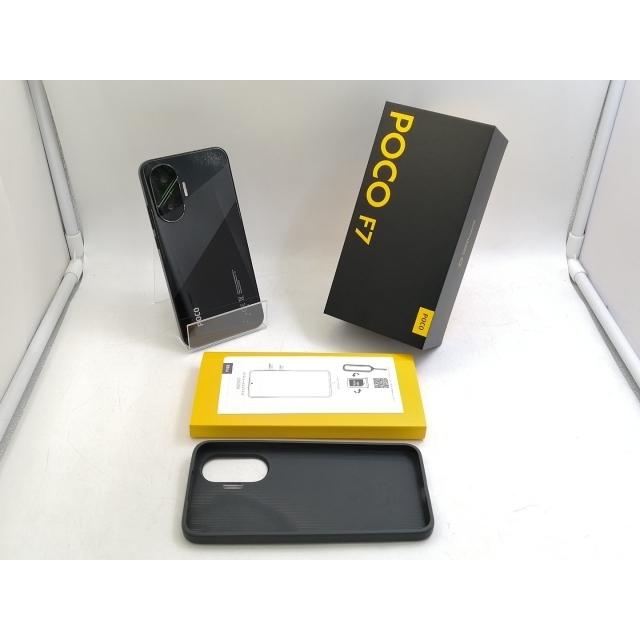 中古】Xiaomi 【SIMフリー】 Poco F7 ブラック 12GB 256GB 25053PC47G