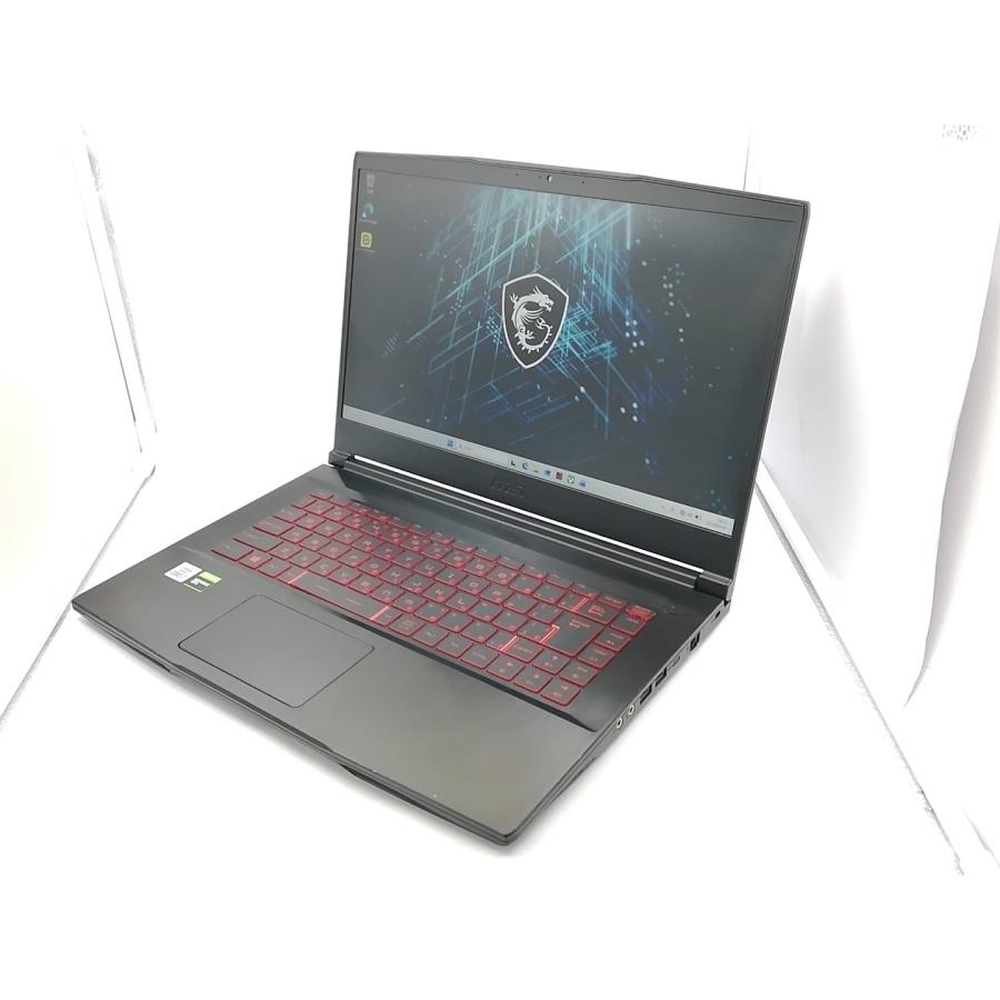 中古】MSI GF63 Thin GF63-10SC-042JP ブラック【i7-10750H 16G 512G