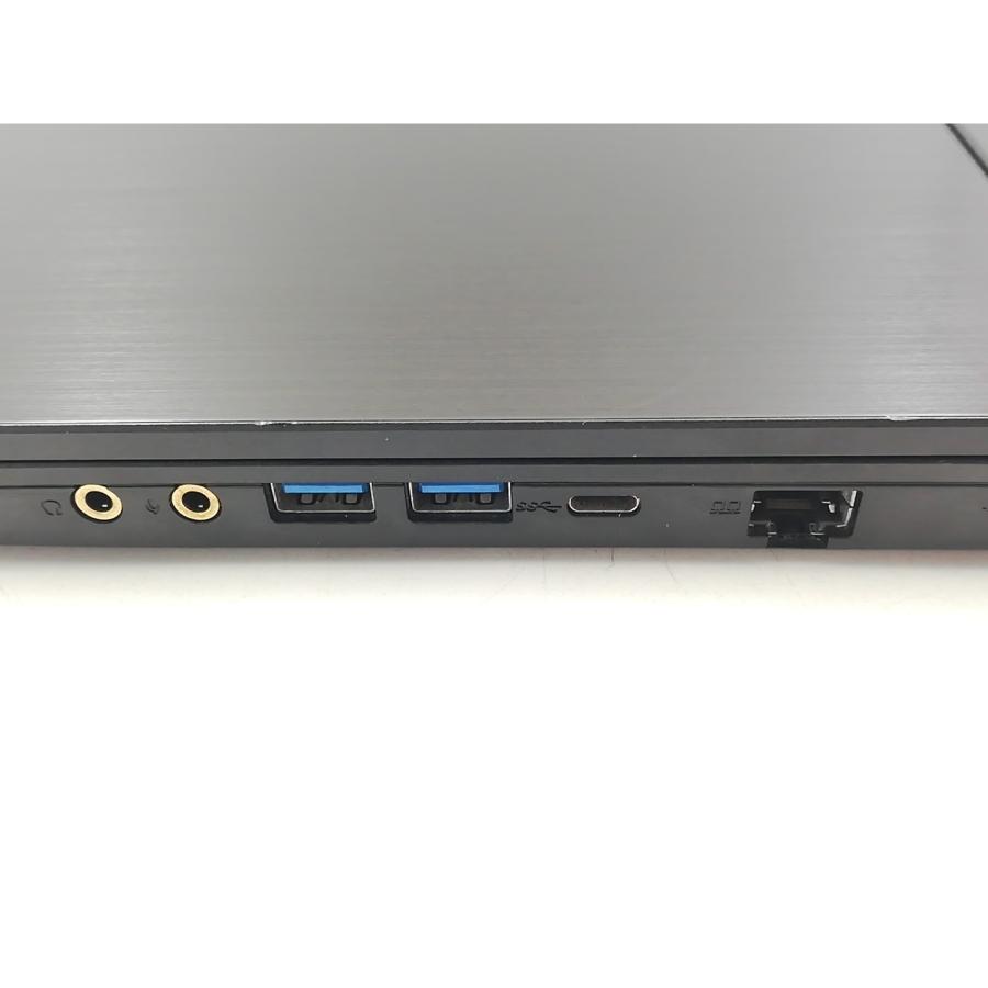 中古】MSI GF63 Thin GF63-10SC-042JP ブラック【i7-10750H 16G 512G