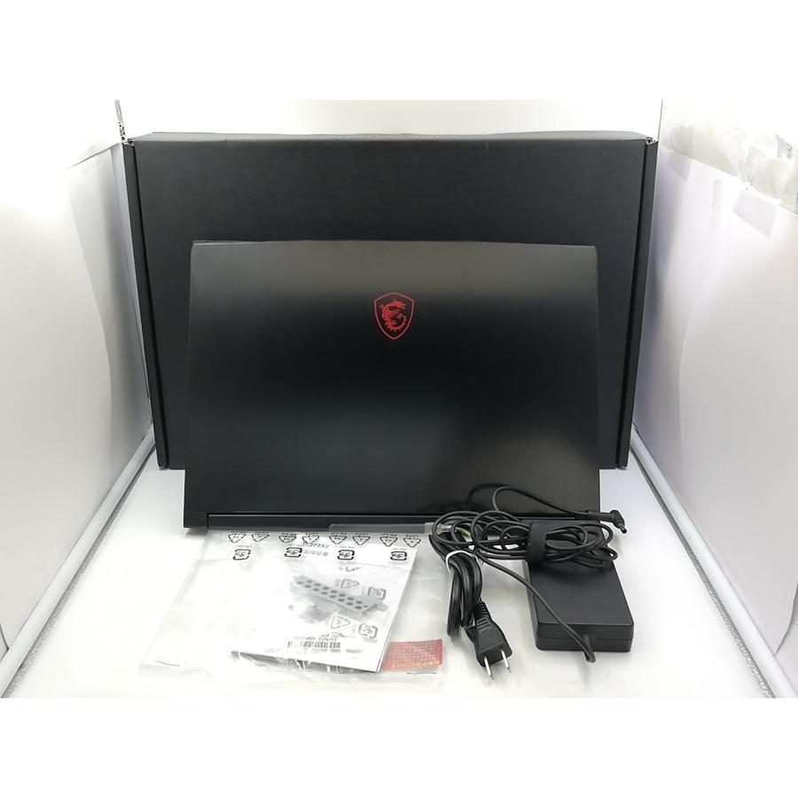 中古】MSI GF63 Thin GF63-10SC-042JP ブラック【i7-10750H 16G 512G