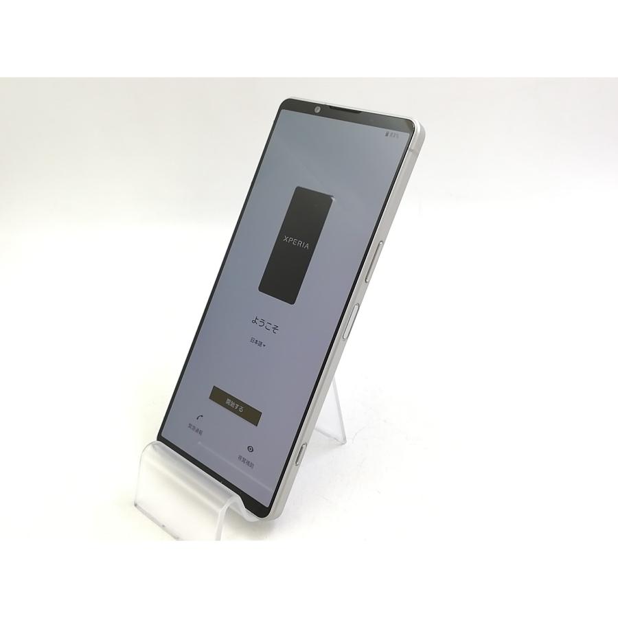 中古】SONY 国内版 【SIMフリー】 Xperia 1 V プラチナシルバー 16GB