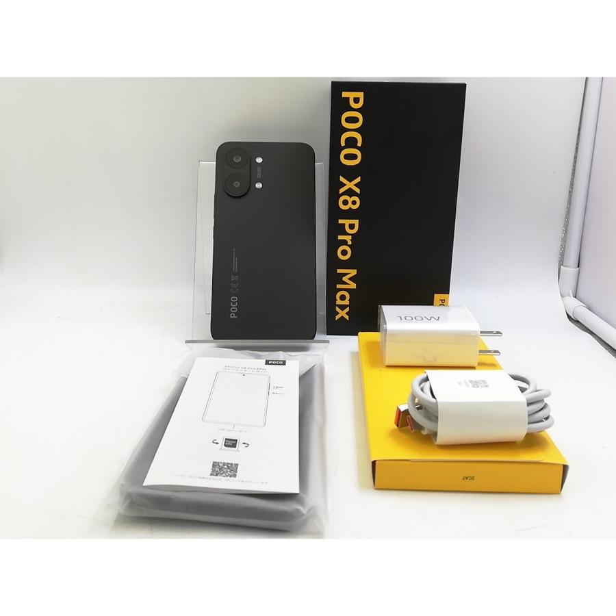 中古】Xiaomi 国内版 【SIMフリー】 POCO X8 Pro Max ブラック 12GB