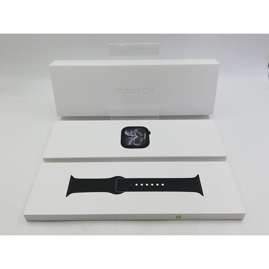 【未使用】Apple Apple Watch Series11 42mm GPS ジェットブラックアルミニウムケース/ブラックスポーツバンド (S/M) MEQT4J/A【大宮東口】保証期間３ヶ月_5