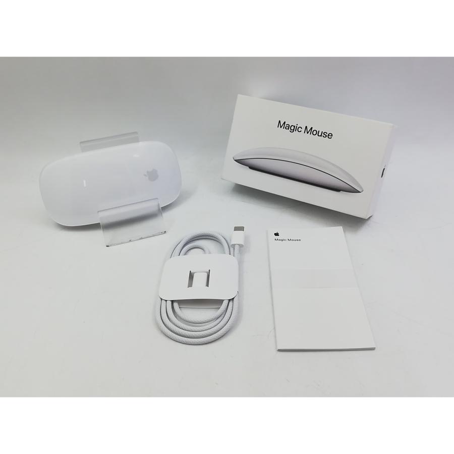 中古】Apple Magic Mouse（2024/USB-C）ホワイト MXK53ZA/A【大宮東口