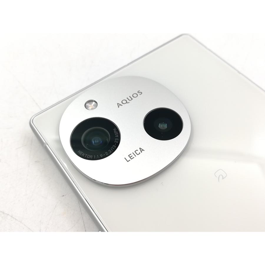 中古】SHARP docomo 【SIMフリー】 AQUOS R9 ホワイト 12GB 256GB SH