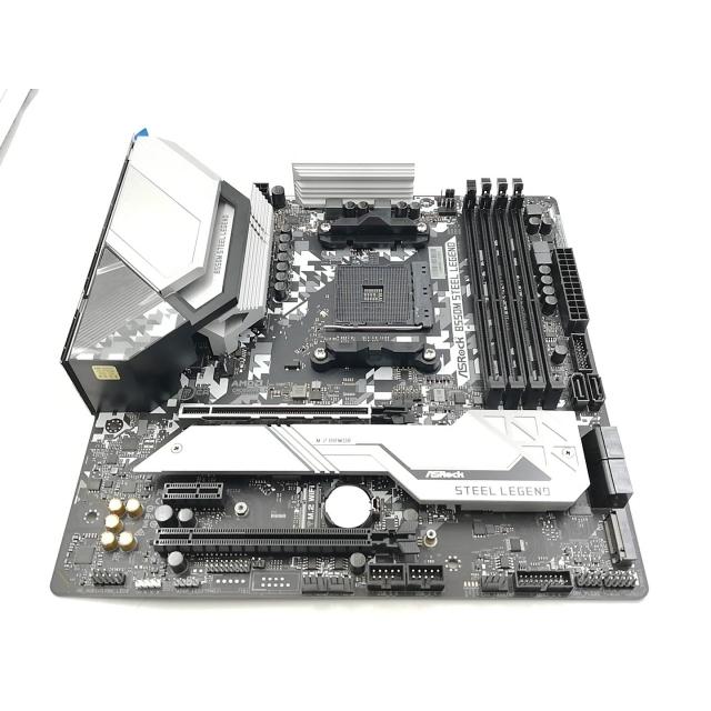 中古】ASRock B550M Steel Legend B550/AM4/2.5GbitLAN/MicroATX【大宮