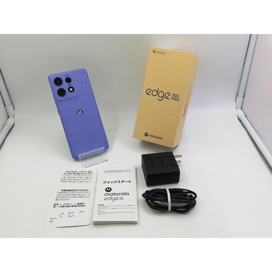 中古】MOTOROLA SoftBank 【SIMフリー】 motorola edge 50s pro