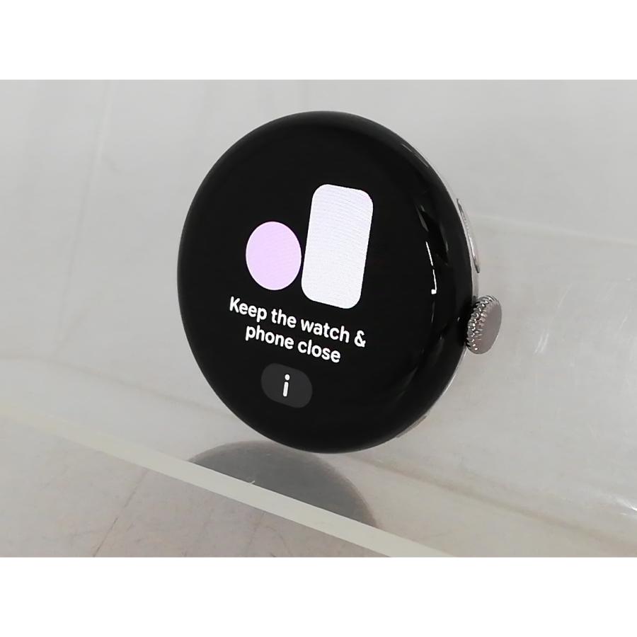 中古】Google Pixel Watch3 Wi-Fiモデル 45mm Polished Silver アルミ 