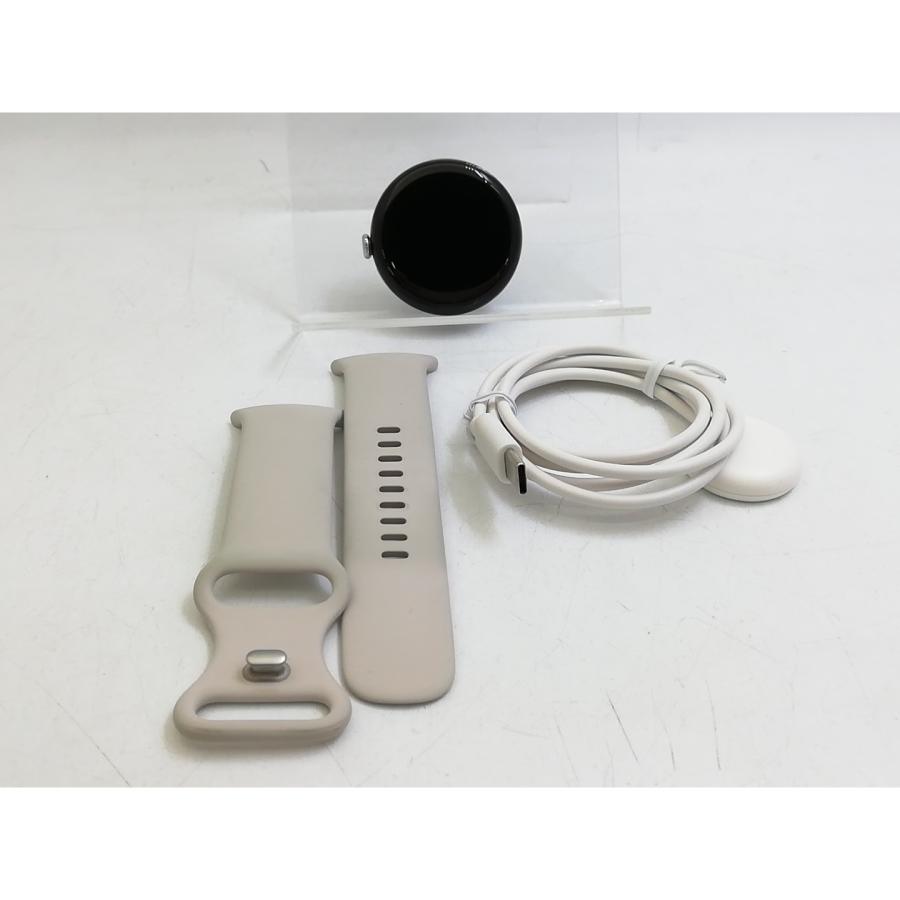 中古】Google Pixel Watch3 Wi-Fiモデル 45mm Polished Silver アルミ 