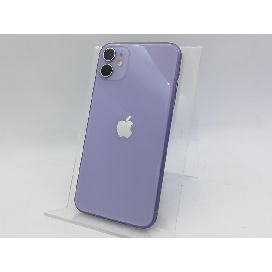中古】Apple au 【SIMロック解除済み】 iPhone 11 128GB パープル