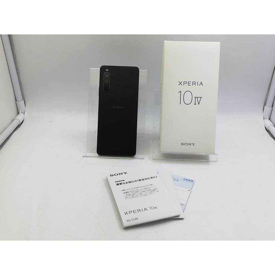 中古】SONY 楽天モバイル 【SIMフリー】 Xperia 10 IV ブラック 6GB