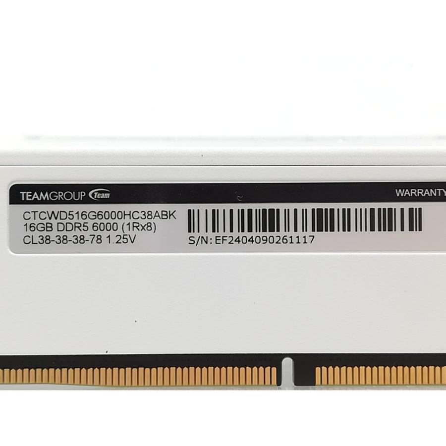 中古】DDR5 16GB 2枚組（合計32GB） DDR5-6000(PC5-48000