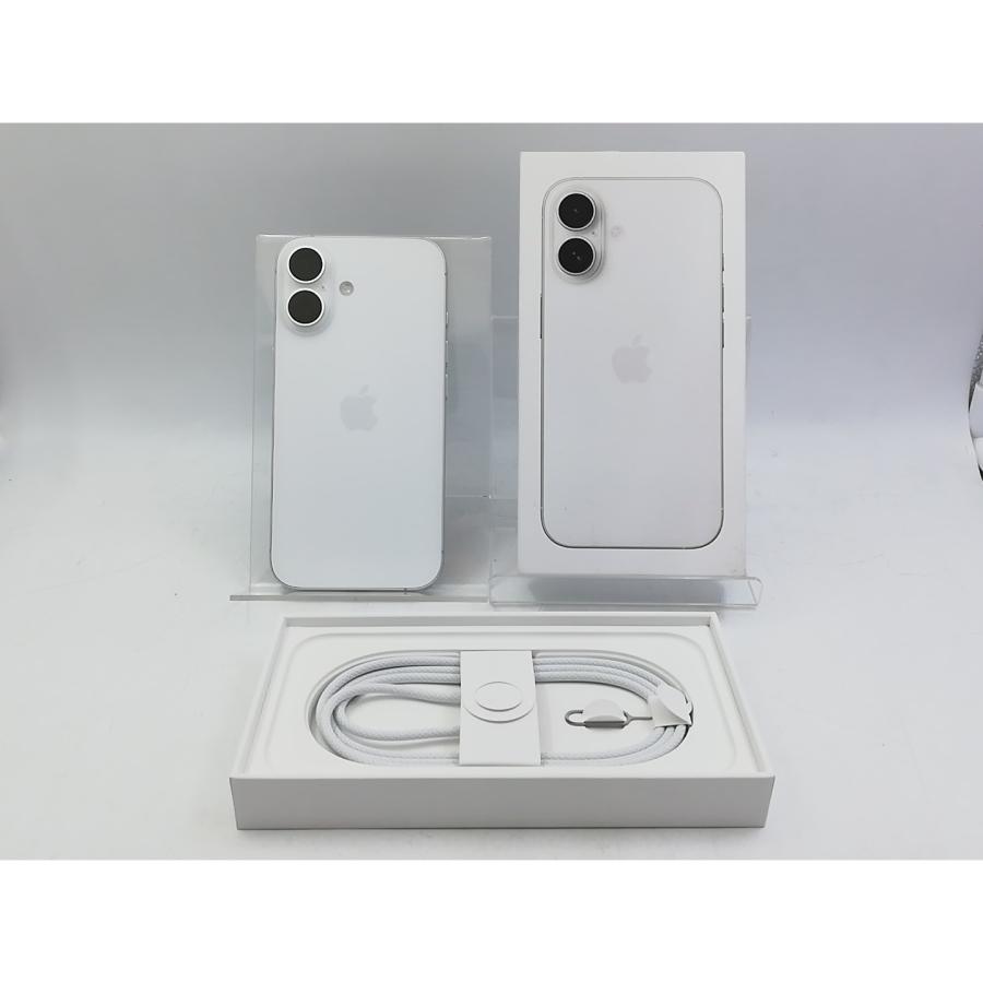 中古】Apple 国内版 【SIMフリー】 iPhone 16 256GB ホワイト MYDX3J/A