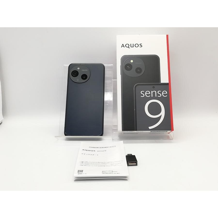 中古】SHARP 楽天モバイル 【SIMフリー】 AQUOS sense9 ブラック 6GB