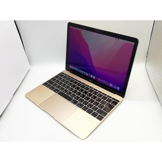 Apple MacBook 12インチ 2016 ローズゴールド 作動確認済み 中古】Apple MacBook 12インチ CoreM:1.2GHz 512GB ローズゴールド