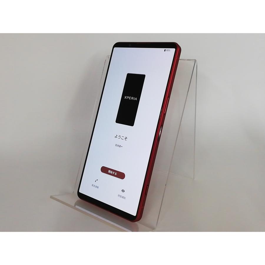 中古】SONY 国内版 【SIMフリー】 Xperia 1 VI スカーレット 12GB