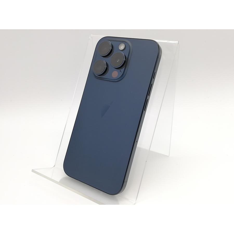 中古】Apple au 【SIMフリー】 iPhone 15 Pro 256GB ブルーチタニウム