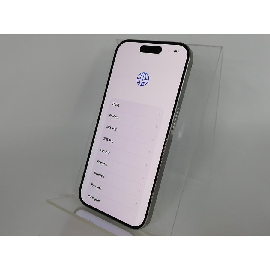 中古】Apple 国内版 【SIMフリー】 iPhone 15 Pro 256GB ホワイト