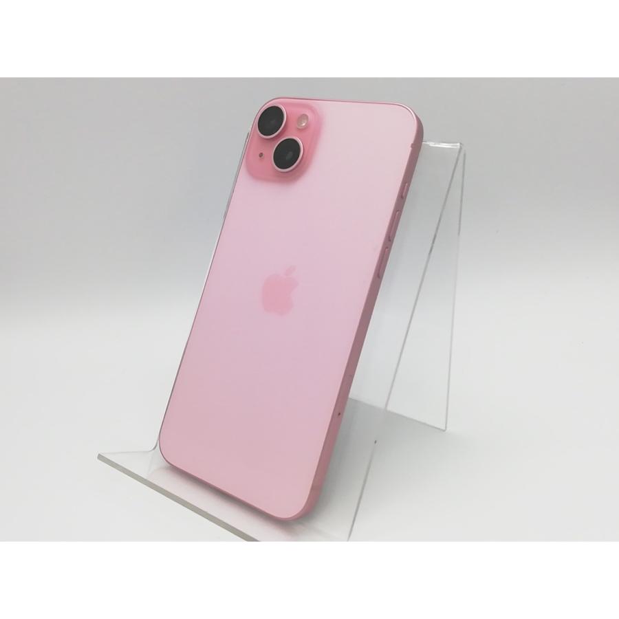 中古】Apple au 【SIMフリー】 iPhone 15 Plus 256GB ピンク MU0H3J/A